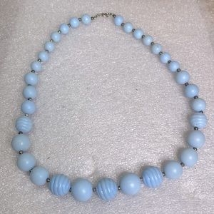 Vintage baby blue necklace